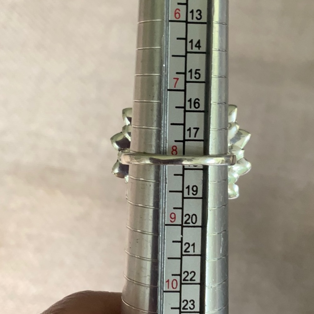 Ruby 925 Sterling Silver Ring, Size 8 - image 7